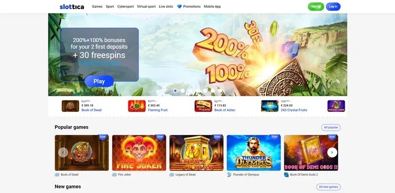 Mejor slottica casino no deposit bonus en Chile