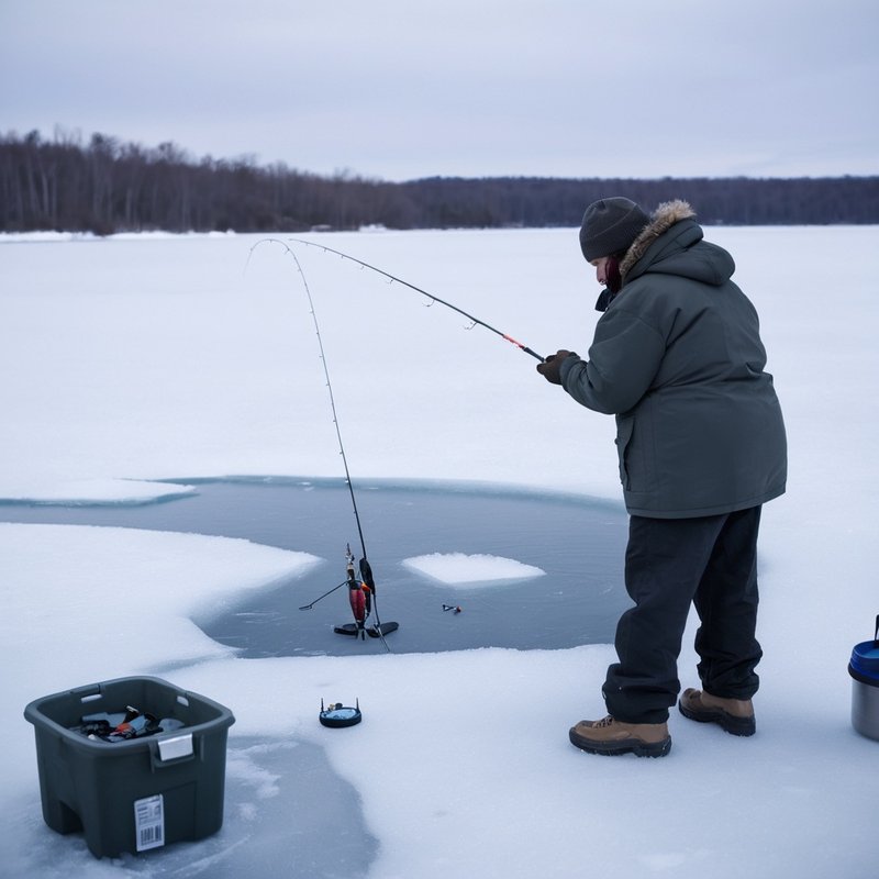 Ice fishing live, ice fishing game